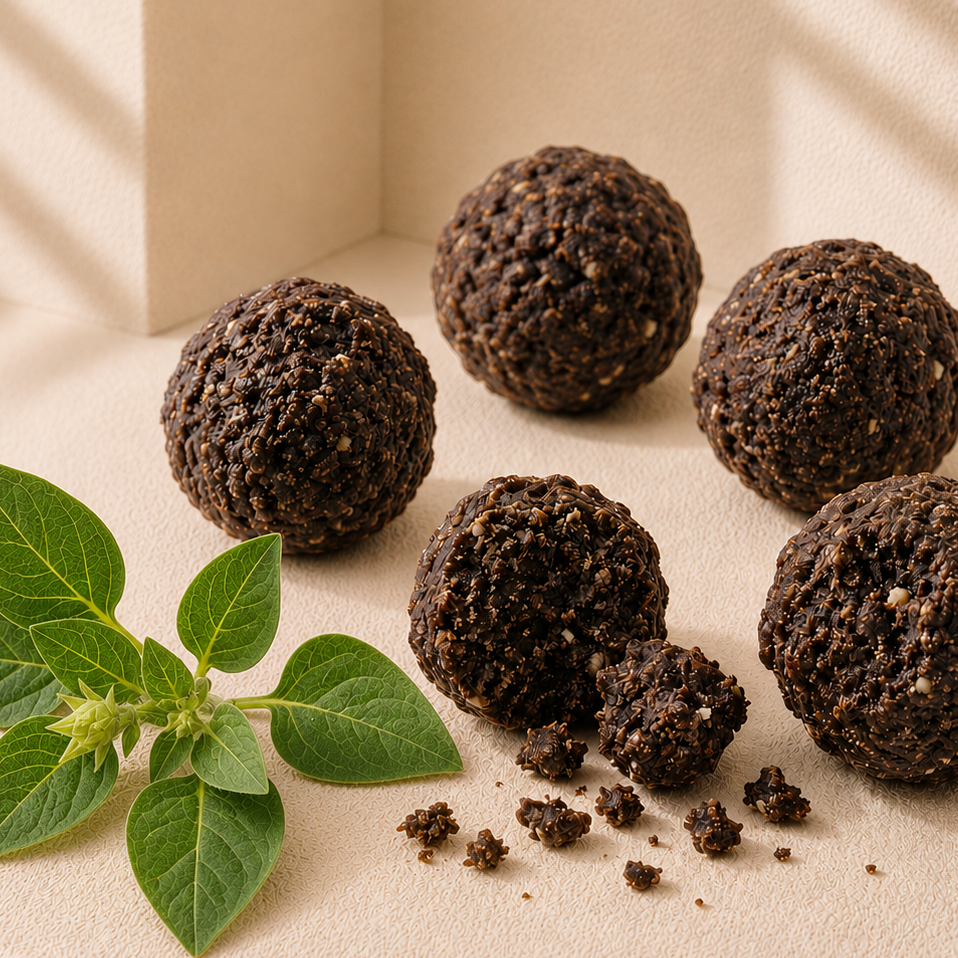 Calm Bliss Ball ~ Ashwagandha + Carob